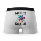 Caleçon Athletisme - Humour Boxer Gris Idée Cadeau