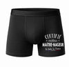 Caleçon Certifié Meilleur Maître-Nageur - Face - Humour Boxer Coton Motif Métier Idée Cadeau Anniversaire Noël Homme