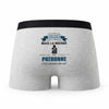 Caleçon Maman Patronne - Humour Boxer Gris Idée Cadeau Fête des Pères