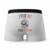 Caleçon Signe Scorpion - Humour Boxer Gris Idée Cadeau Passion