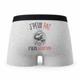 Caleçon Signe Scorpion - Humour Boxer Gris Idée Cadeau Passion