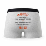 Caleçon Un Timothee Aussi Génial - Humour Boxer Gris Idée Cadeau