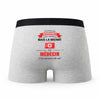 Caleçon Marraine Medecin - Humour Boxer Gris Idée Cadeau Fête des Pères