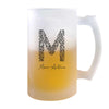 Verre à Bière Marc-Antoine Lettre Littérature | Chope de Bière Pinte | Idée Cadeau Prénom Livre Lecture Anniversaire Papa Collègue Départ Retraite Noël