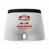 Caleçon Maman Ambulanciere - Humour Boxer Gris Idée Cadeau Fête des Pères