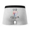 Caleçon Gymnastique Rythmique - Humour Boxer Gris Passion Idée Cadeau