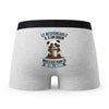 Caleçon Le Responsable Panda Grain - Humour Boxer Gris Idée Cadeau
