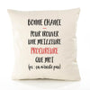 Housse de Coussin Premium Procureure n'existe Pas - Coton Canvas Fairtrade Beige Idée Cadeau Décoration Canapé