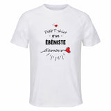 Maillot de Sport Homme Ebeniste Damour - T-Shirt Respirant Polyester Manches Courtes - Cadeau Sportif Anniversaire Noël Fête des Pères