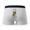 Caleçon Charlie la Plus Chouette - Humour Boxer Gris Idée Cadeau