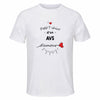 Maillot de Sport Homme pour AVS Damour - T-Shirt Respirant Polyester Manches Courtes - Cadeau Sportif Anniversaire Noël Fête des Pères