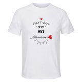 Maillot de Sport Homme pour AVS Damour - T-Shirt Respirant Polyester Manches Courtes - Cadeau Sportif Anniversaire Noël Fête des Pères