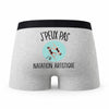 Caleçon Natation Artistique - Humour Boxer Gris Idée Cadeau Passion