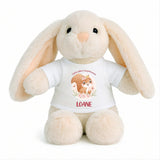 Peluche Lapin Bébé Doudou Loane Princesse Écureuil Cadeau Naissance Fille Nouveau-Né Baby Shower