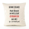 Housse de Coussin Premium Chirurgien ça n'existe Pas Homme - Coton Canvas Fairtrade Beige Idée Cadeau Décoration Canapé