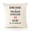 Housse de Coussin Premium AVS ça n'existe Pas Homme - Coton Canvas Fairtrade Beige Idée Cadeau Décoration Canapé