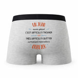 Caleçon Un Juan Aussi Génial - Humour Boxer Gris Idée Cadeau