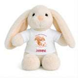 Peluche Lapin Bébé Doudou Jasmine Princesse Écureuil Cadeau Naissance Fille Nouveau-Né Baby Shower