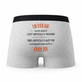 Caleçon Un Roman Aussi Génial - Humour Boxer Gris Idée Cadeau
