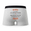 Caleçon Un Boris Aussi Génial - Humour Boxer Gris Idée Cadeau