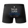 Caleçon Responsable Super - Dos - Humour Boxer Coton Motif Métier Idée Cadeau Anniversaire Noël Homme