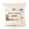 Housse de Coussin Femme Décoratrice d'intérieur Adorée Design Graphique déco Salon canapé Chambre Cadeau Femme Anniversaire noël Coussin décoratif Motif Floral