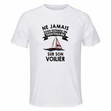 Maillot de Sport Homme Voilier Trentenaire - T-Shirt Respirant Polyester Manches Courtes - Cadeau Sportif Anniversaire Noël Fête des Pères