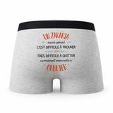 Caleçon Un Zakaria Aussi Génial - Humour Boxer Gris Idée Cadeau