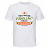 Maillot de Sport Homme Meilleur Surveillant Super Pouvoir Cadeau Anniversaire Noël Fête des Pères T-Shirt Respirant Polyester
