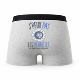 Caleçon Alignees Astrologie - Humour Boxer Gris Idée Cadeau Passion