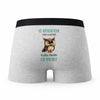 Caleçon Ce Viticulteur Le Plus Chouette - Humour Boxer Gris Idée Cadeau
