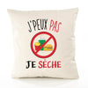 Housse de Coussin Premium sèche Musculation - Coton Canvas Fairtrade Beige Idée Cadeau Décoration Canapé