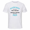 Maillot de Sport Homme pour Un Maitre Nageur Formidable Blanc - T-Shirt Respirant Polyester Manches Courtes - Cadeau Sportif Anniversaire Noël Fête des Pères