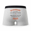 Caleçon Un Commercant Aussi Génial - Humour Boxer Gris Idée Cadeau