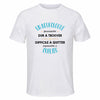 Maillot de Sport Homme pour Un Neurologue Formidable Blanc - T-Shirt Respirant Polyester Manches Courtes - Cadeau Sportif Anniversaire Noël Fête des Pères
