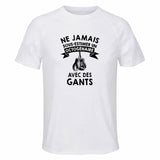 Maillot de Sport Homme Boxe Octogenaire - T-Shirt Respirant Polyester Manches Courtes - Cadeau Sportif Anniversaire Noël Fête des Pères