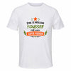 Maillot de Sport Homme Meilleur Youssef Super Pouvoir Cadeau Anniversaire Noël Fête des Pères T-Shirt Respirant Polyester