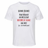 Maillot de Sport Homme pour Maitre De Stage Ca n'existe Pas Homme - T-Shirt Respirant Polyester Manches Courtes - Cadeau Sportif Anniversaire Noël Fête des Pères