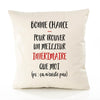 Housse de Coussin Premium Intérimaire ça n'existe Pas Homme - Coton Canvas Fairtrade Beige Idée Cadeau Décoration Canapé 40x40