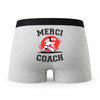 Caleçon Merci Judo - Humour Boxer Gris Passion Sport Idée Cadeau