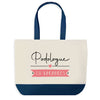 Sac de shopping bleu Podologue en Vacances