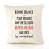 Housse de Coussin Premium Marie-Hélène ça n'existe Pas - Coton Canvas Fairtrade Beige Idée Cadeau Décoration Canapé