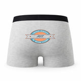 Caleçon Certifie Meilleur AVS - Humour Boxer Gris Idée Cadeau