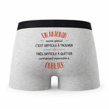 Caleçon Un Antonin Aussi Génial - Humour Boxer Gris Idée Cadeau