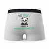 Caleçon Marie-Antoinette Pas Touche Panda - Humour Boxer Gris Idée Cadeau