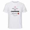 Maillot de Sport Homme Charpentier Damour - T-Shirt Respirant Polyester Manches Courtes - Cadeau Sportif Anniversaire Noël Fête des Pères