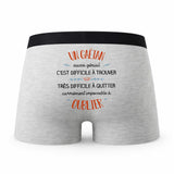 Caleçon Un Gaetan Aussi Génial - Humour Boxer Gris Idée Cadeau