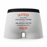 Caleçon Un Opticien Aussi Génial - Humour Boxer Gris Idée Cadeau