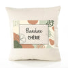 Housse de Coussin Femme Blandine Chérie Design Graphique déco Salon canapé Chambre Cadeau Femme Anniversaire noël Coussin décoratif Motif Floral