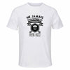 Maillot de Sport Homme Ski Quinquagenaire - T-Shirt Respirant Polyester Manches Courtes - Cadeau Sportif Anniversaire Noël Fête des Pères